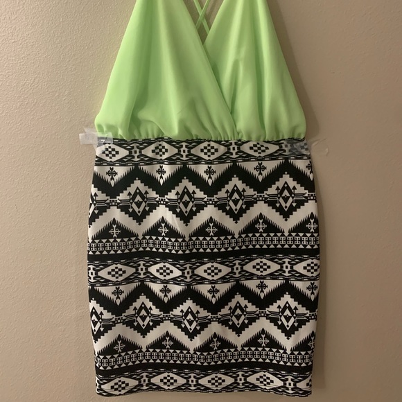 Boho Tribal Summer Dress ☀️💚 - Picture 1 of 5